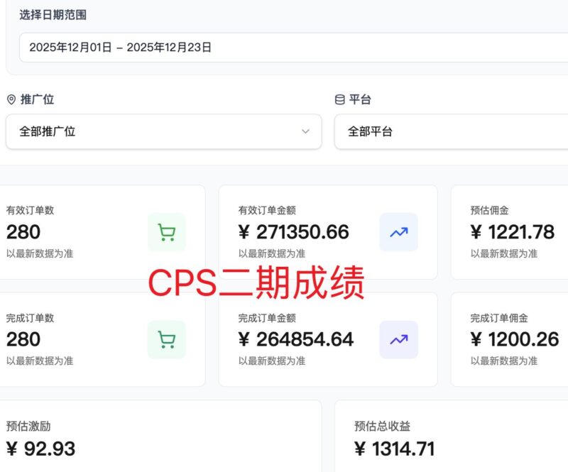 生财新人从抖音CPS二期1k佣金,到三期2.6w佣金,完整复盘及实操细节分享-环球搭子