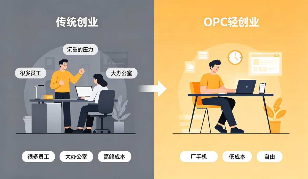 图片[2]-AI时代，如何一个人做好OPC轻创业-环球搭子