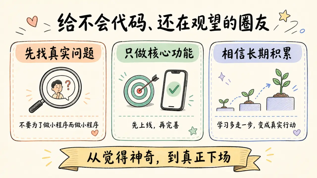 今年418加入生财的新人,我用 AI 做了个小程序,六天跑通并成功变现了 配图1