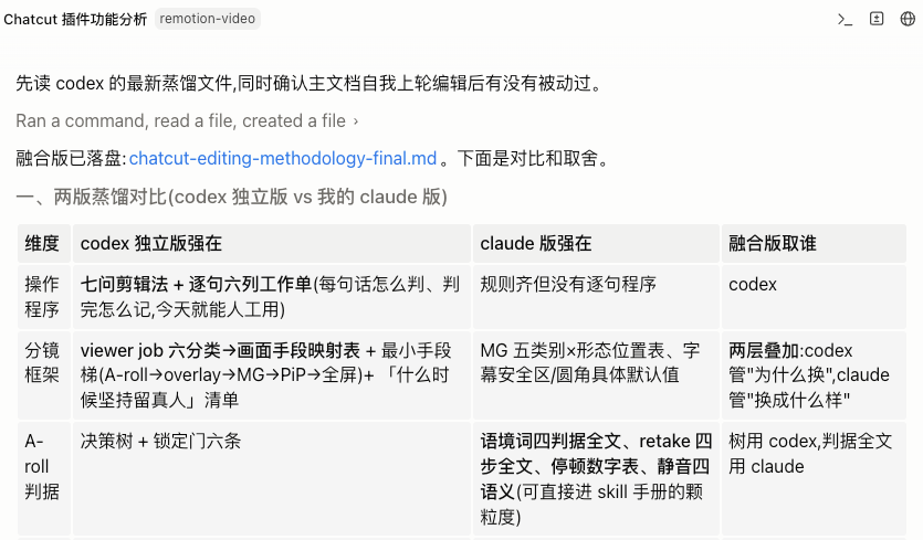 从口播到成片:我参考 ChatCut,用 Codex 跑通了一套 AI 剪辑工作流 配图1
