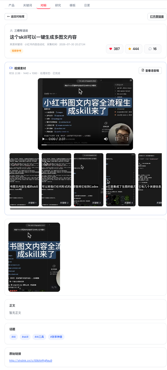 大二开公司、从没上过班,我是怎么用406亿Token搭了一套小红书AI工作台帮我做虚拟产品赚钱 配图2